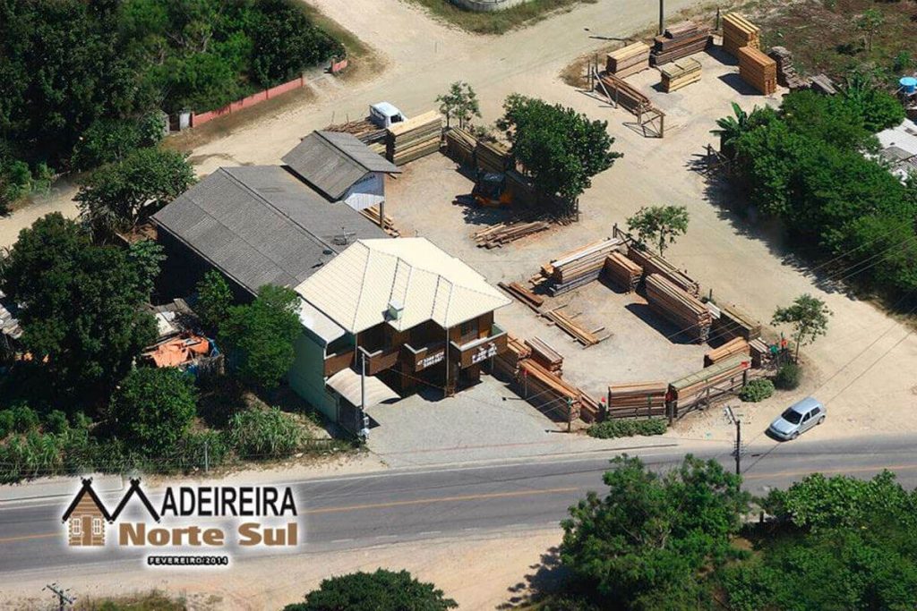 Madeireira Norte Sul vista aérea